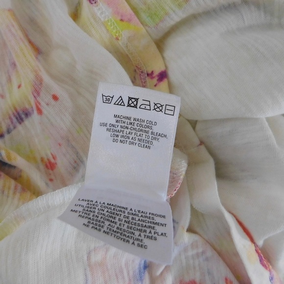 NWT!! Anthropologie MEADOW RUE Cantara Floral Knit Tiered Tank Top X-Small - Picture 14 of 15